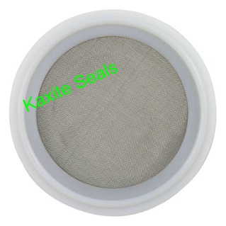 PTFE Tri Clamp Screen Sanitärpackning med SS 316 mesh