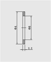 CF flange copper seal gasket